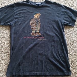 Vintage Men's Ralph Lauren Polo Bear T Shirt